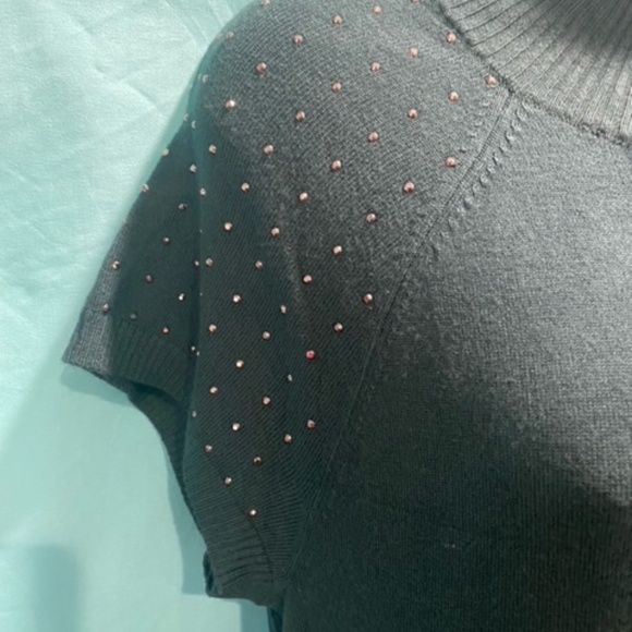 Brand New APT 9  Size: Medium -  Green Sweater Dress - Picture 3 of 12